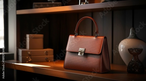 Wallpaper Mural A photo of a designer handbag on a shelf Torontodigital.ca