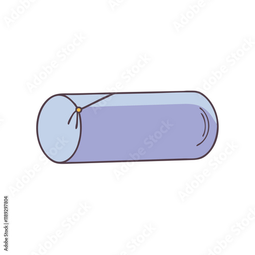 yoga bolster vector icon, yoga bolster vector illustration - simple illustration of yoga bolster, perfect for logos,and yoga bolster -themed designs.