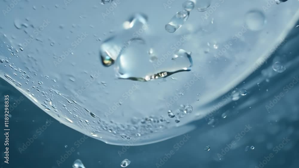 Super slow motion water droplets falling and creating ripples Super slow motion water droplets falling and creating ripples