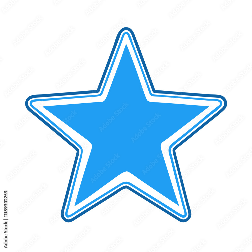 blue star with white border icon, blue star with white border vector blue star with white border icon, blue star with white border vector