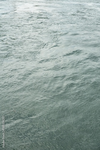 Obraz na płótnie Abstract azure water surface with mild waves, vertical w salonie