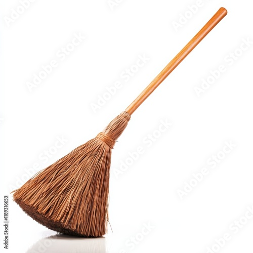 Wallpaper Mural close up of a straw broom with wooden handle Torontodigital.ca