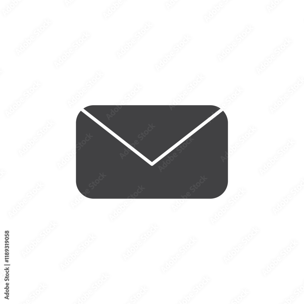 mail icon Flat logo set collection mail icon Flat logo set collection