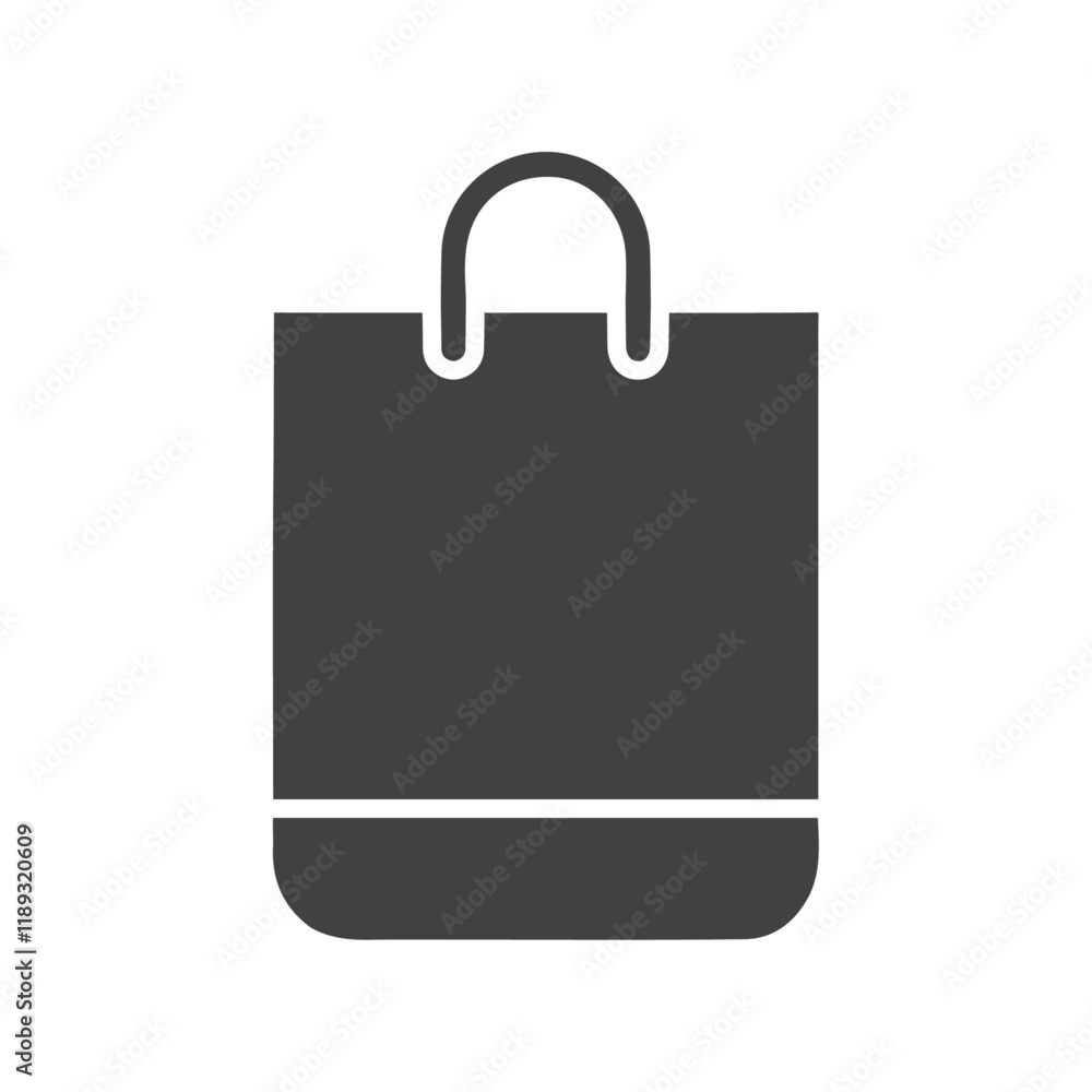shopping bag icon Flat logo set collection shopping bag icon Flat logo set collection