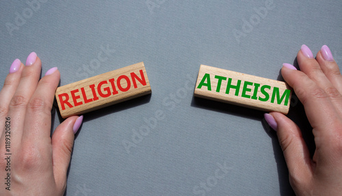Foto Religion or Atheism symbol