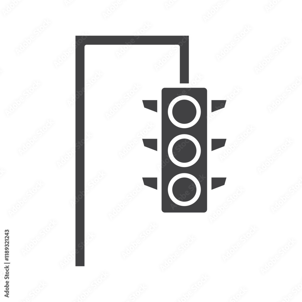 traffic light icon Flat logo set collection traffic light icon Flat logo set collection