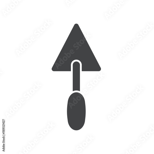 trowel icon Flat logo set collection