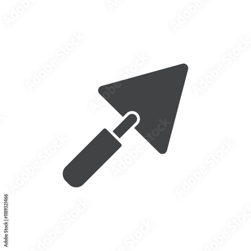 trowel icon Flat logo set collection