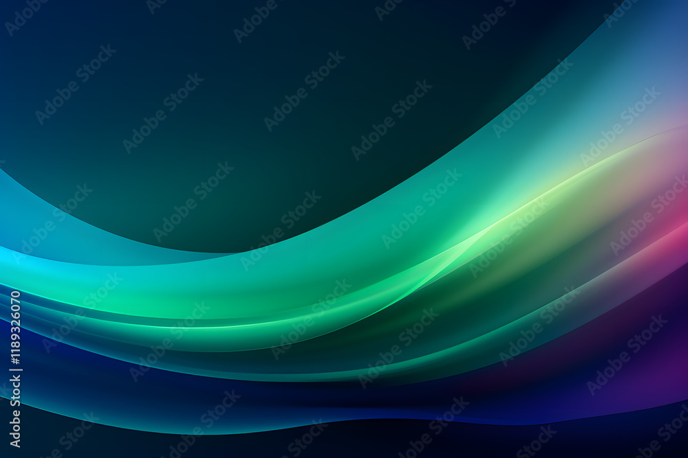 A Futuristic blue wave background template A Futuristic blue wave background template