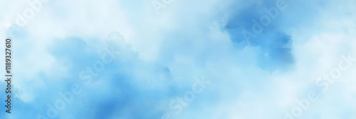 Serene Sky with Soft Clouds - Perfect for Backgrounds or Calming Themes, Evoking Tranquility and Peace in Any Design Project or Presentation.