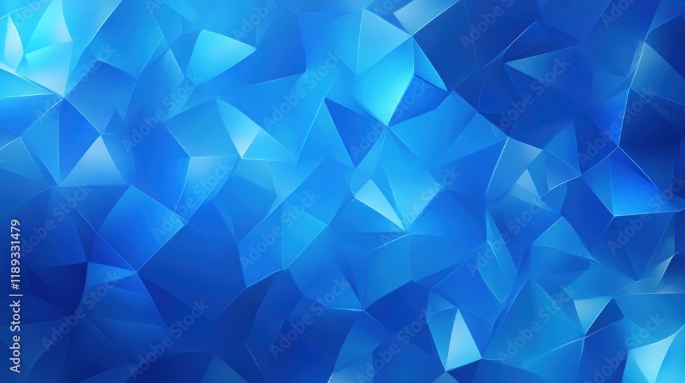 Abstract polygonal background with vibrant blue, crystalline, geometric shapes. Abstract polygonal background with vibrant blue, crystalline, geometric shapes.