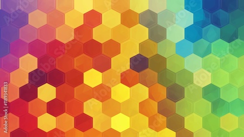 Wallpaper Mural 六角形の背景画像 Torontodigital.ca