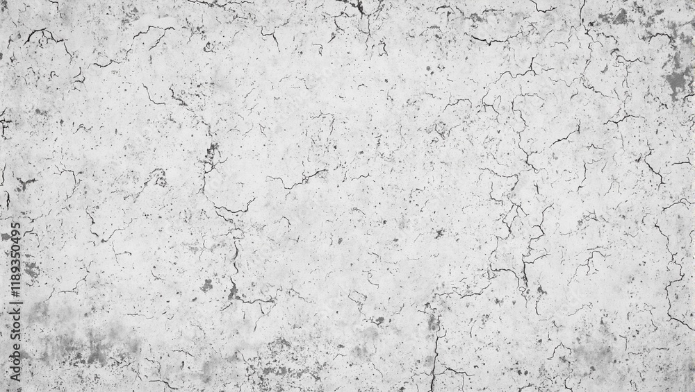Obraz premium Gritty concrete wall with cracks and texture in monochromatic tones perfect for industrial backgrounds