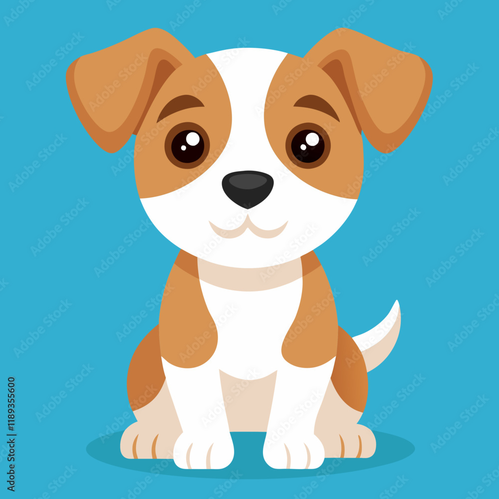 Fototapeta premium Dog puppy vector design