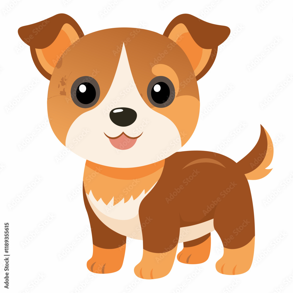 Fototapeta premium Dog puppy vector design