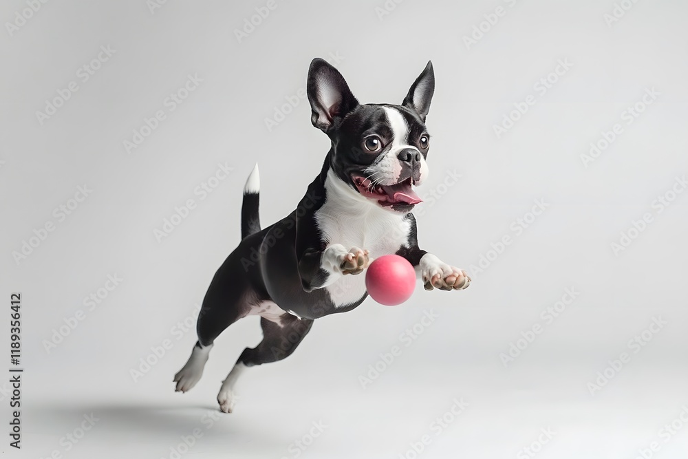 Boston Terrier Bouncing Toy Boston Terrier Bouncing Toy