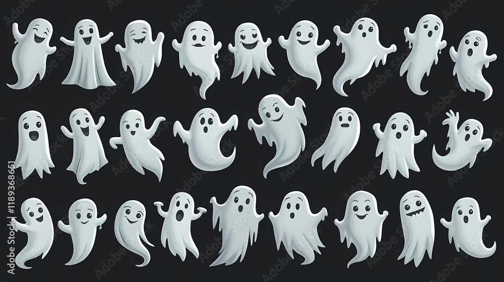 Obraz premium pattern of ghost