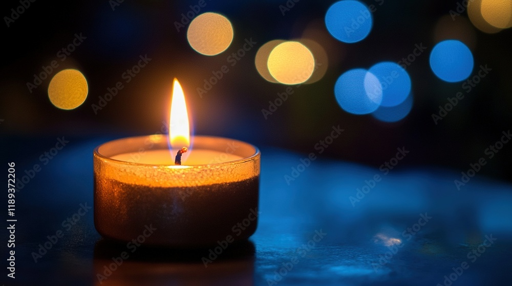 The soft glow of a candle flame, a focus point for meditation, symbolizing inner light, calm, and clarity. The soft glow of a candle flame, a focus point for meditation, symbolizing inner light, calm, and clarity.