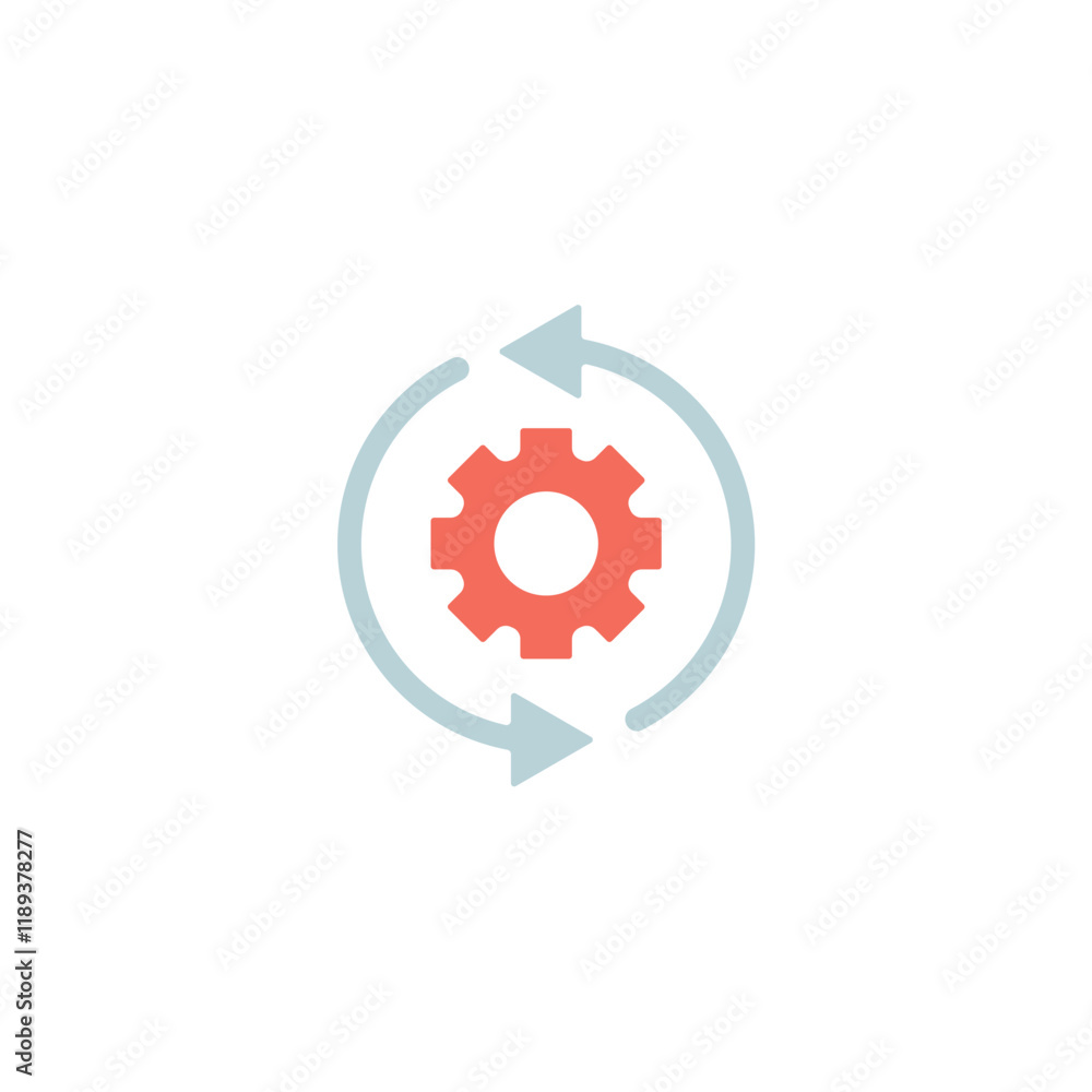 Icon a IT PROCESS, isolated against a clean background. Icon a IT PROCESS, isolated against a clean background.