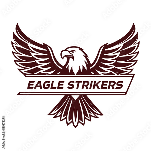 Eagle Strikers Sports Team Logo Design