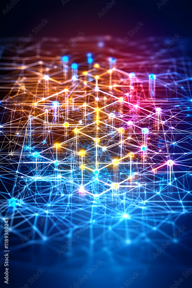 Abstract network connection, digital data flow, glowing nodes, futuristic technology, website background Abstract network connection, digital data flow, glowing nodes, futuristic technology, website background