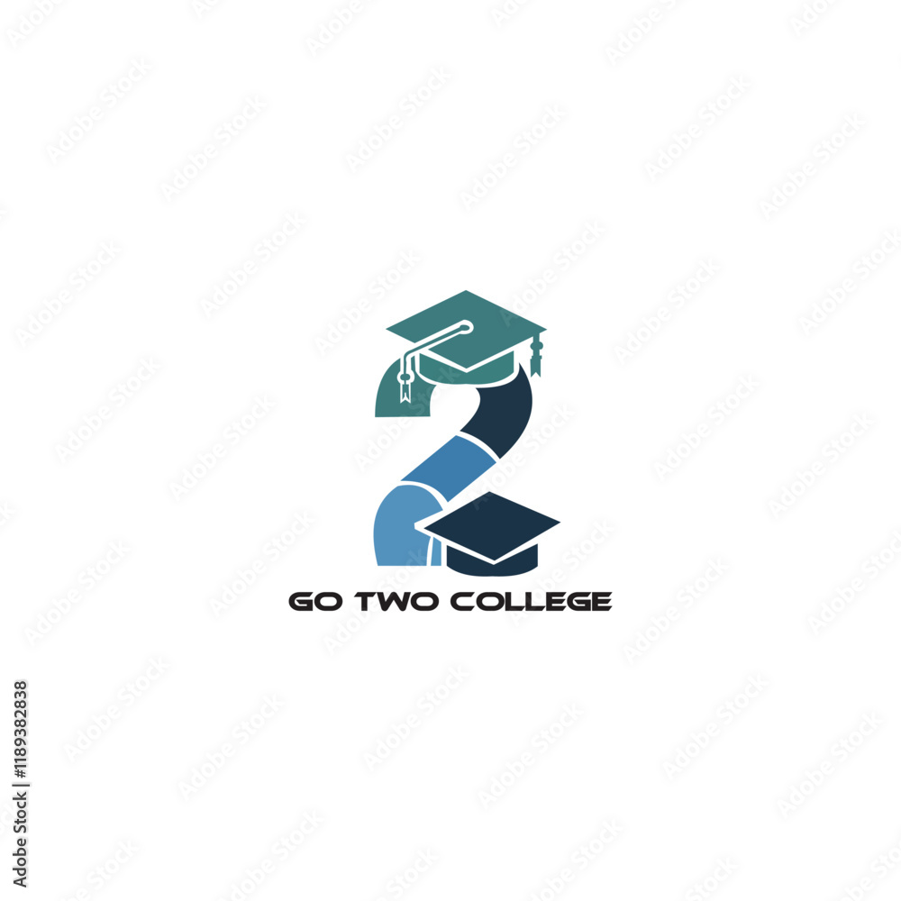 Letter education logo design vector Letter education logo design vector