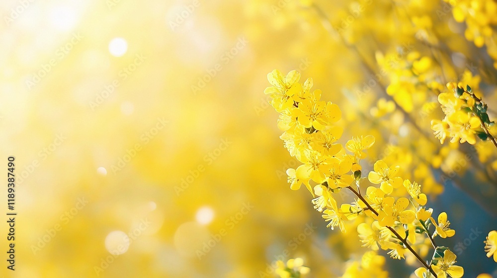 Golden Shower Blossoms: Vibrant yellow flowers in full bloom, bathed in sunlight, creating a cheerful and optimistic springtime scene. The bokeh effect adds a dreamy, ethereal quality. Golden Shower Blossoms: Vibrant yellow flowers in full bloom, bathed in sunlight, creating a cheerful and optimistic springtime scene. The bokeh effect adds a dreamy, ethereal quality.