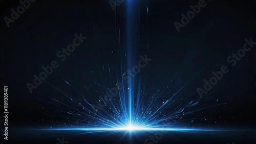 Lightning blue light effect abstract background