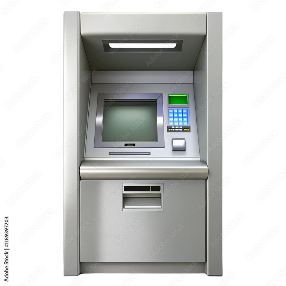 Bank ATM illustration isolated on transparent background
Bank ATM illustration isolated on transparent background
