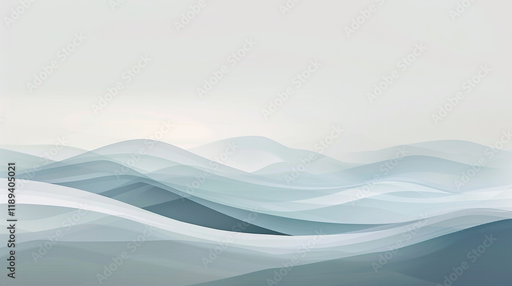 A minimalist abstract landscape with soft gradients and subtle textures, evoking a serene and contemplative atmosphere A minimalist abstract landscape with soft gradients and subtle textures, evoking a serene and contemplative atmosphere