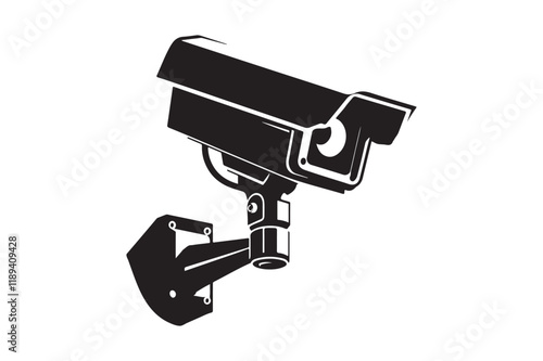 CCTV Security  Surveillance Camera Icon Vector 