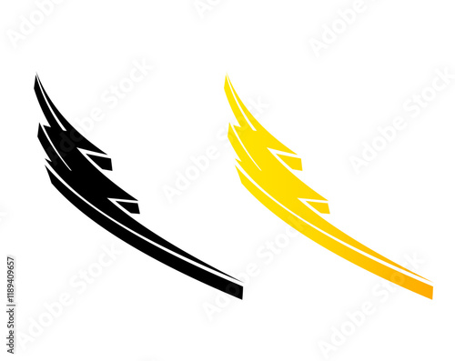 Lightning Bolt - Arc of Energy - Stock Illustration