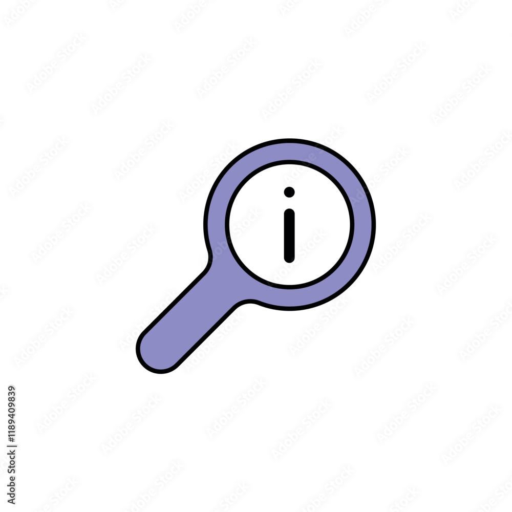 Icon a INFORMATION RETRIEVAL, isolated against a clean background. Icon a INFORMATION RETRIEVAL, isolated against a clean background.