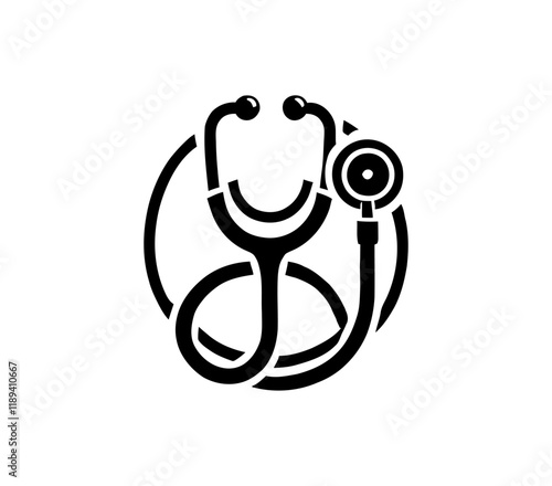 stetoskop icon vector