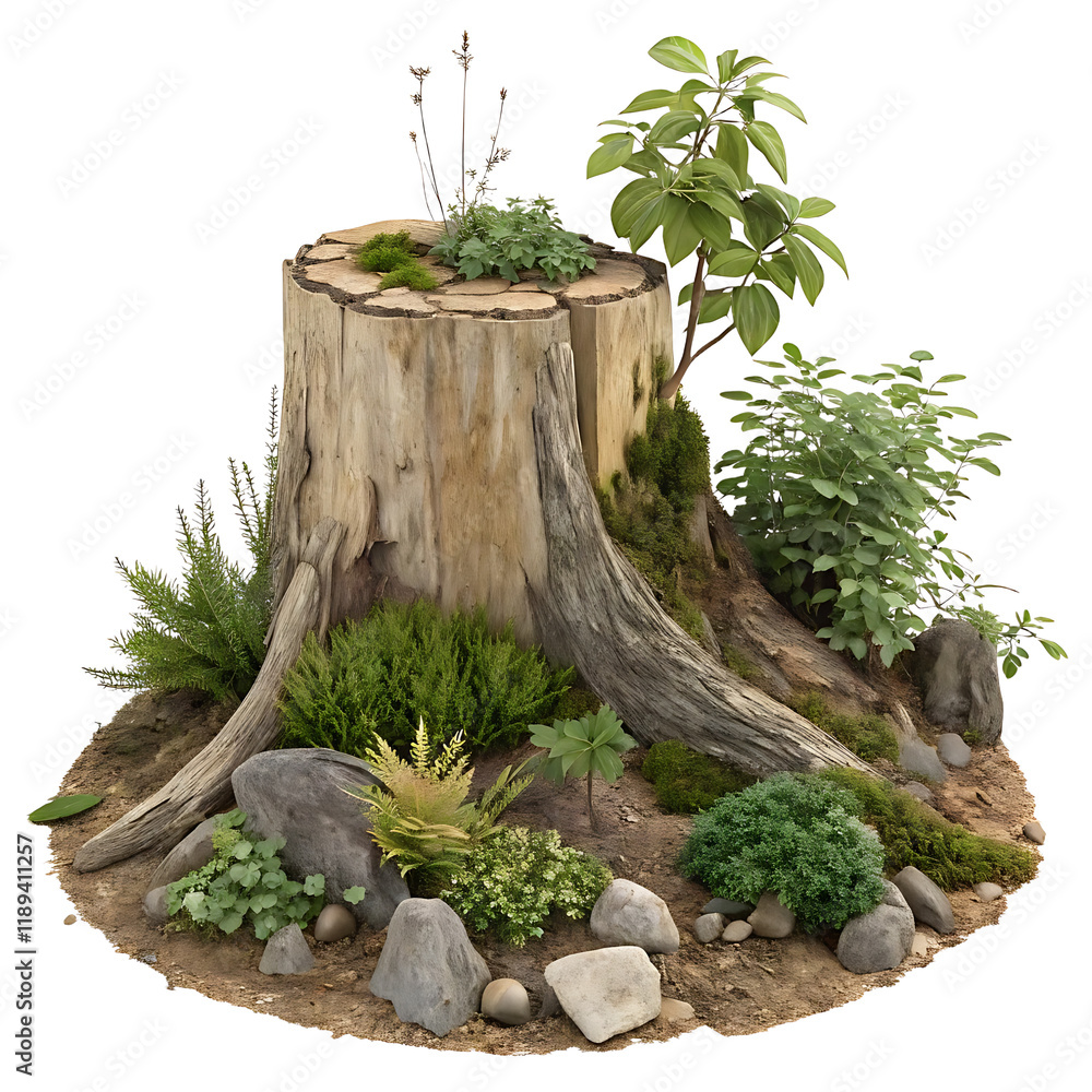 tree in a pot, Old Tree Stump in the Forest, A tree stump isolated on transparent background tree in a pot, Old Tree Stump in the Forest, A tree stump isolated on transparent background