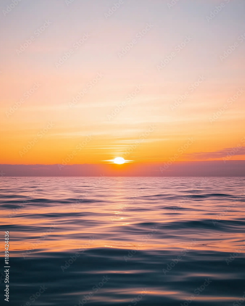 Obraz premium sunset over the sea