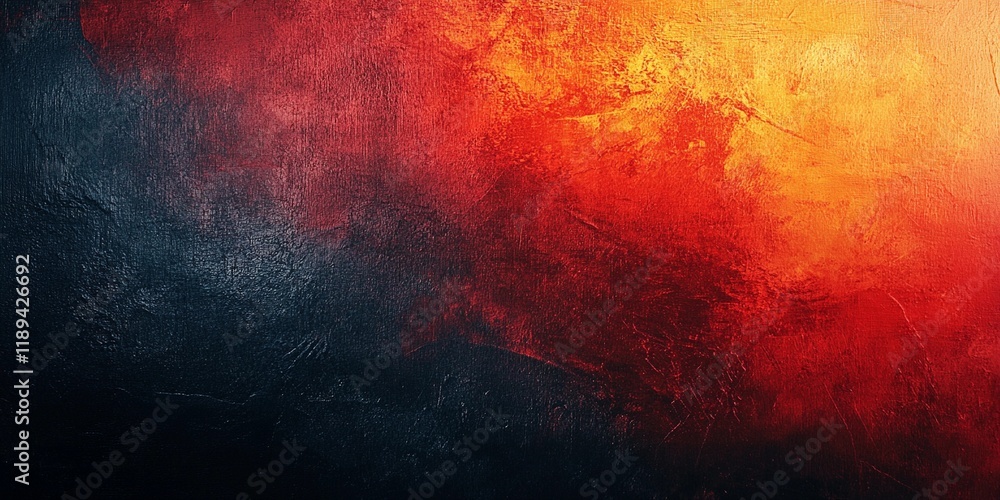 Vibrant grainy texture with yellow and red on black, offering a striking modern abstract pattern, comic book style Vibrant grainy texture with yellow and red on black, offering a striking modern abstract pattern, comic book style