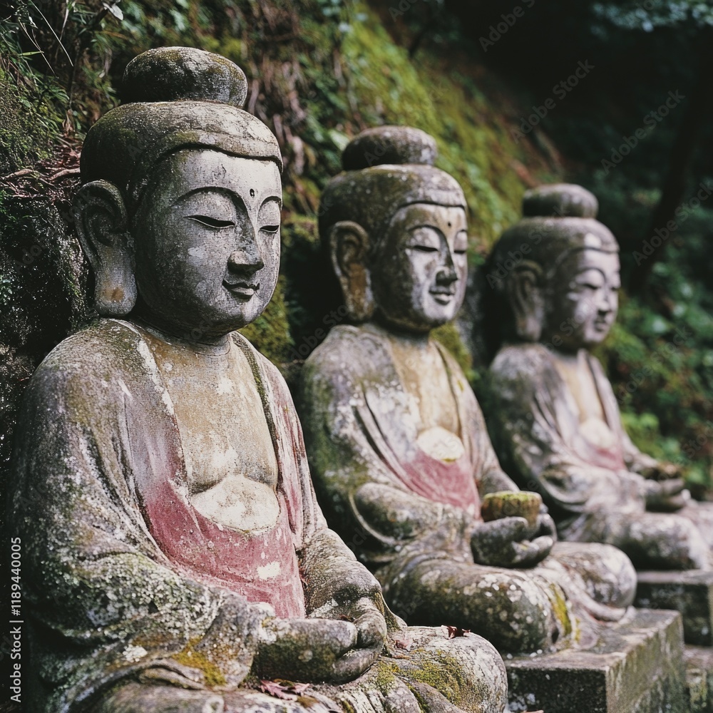 Statues sitting side by side, great for art or architecture themes Statues sitting side by side, great for art or architecture themes
