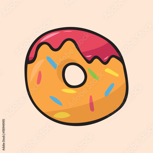 sweets. sweet food. colored icons on the theme of sweets. candy. ice cream. vector. doodle. a set of goodies. a template for creating a poster. cake. a cupcake. hats made of cream.