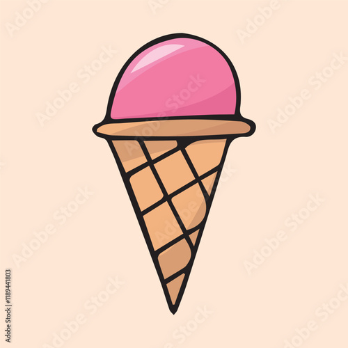 sweets. sweet food. colored icons on the theme of sweets. candy. ice cream. vector. doodle. a set of goodies. a template for creating a poster. cake. a cupcake. hats made of cream.