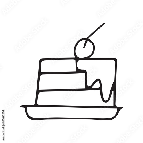 sweets. sweet food. colored icons on the theme of sweets. candy. ice cream. vector. doodle. a set of goodies. a template for creating a poster. cake. a cupcake. hats made of cream.