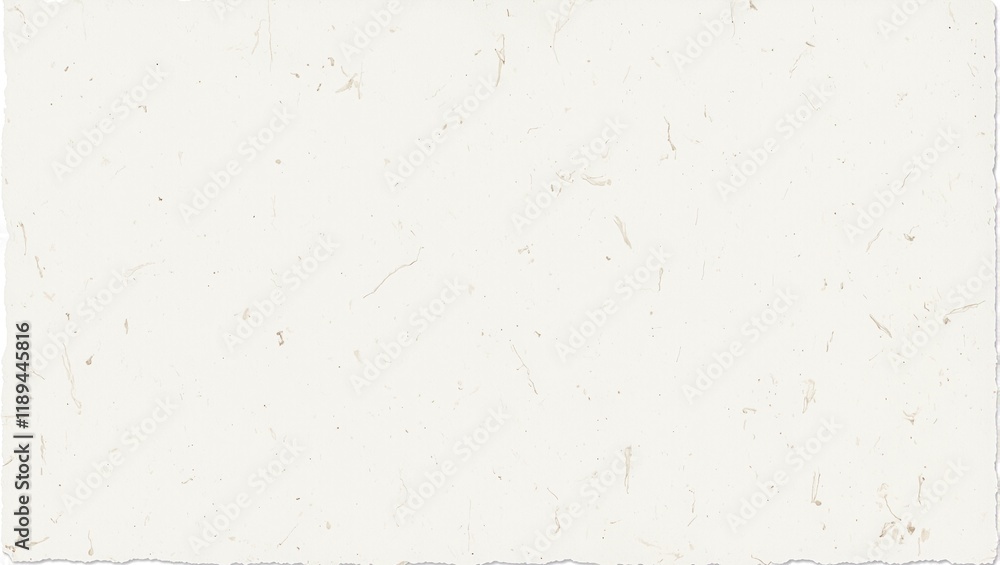 Handmade paper with organic texture and plant fibers in off white and beige Handmade paper with organic texture and plant fibers in off white and beige