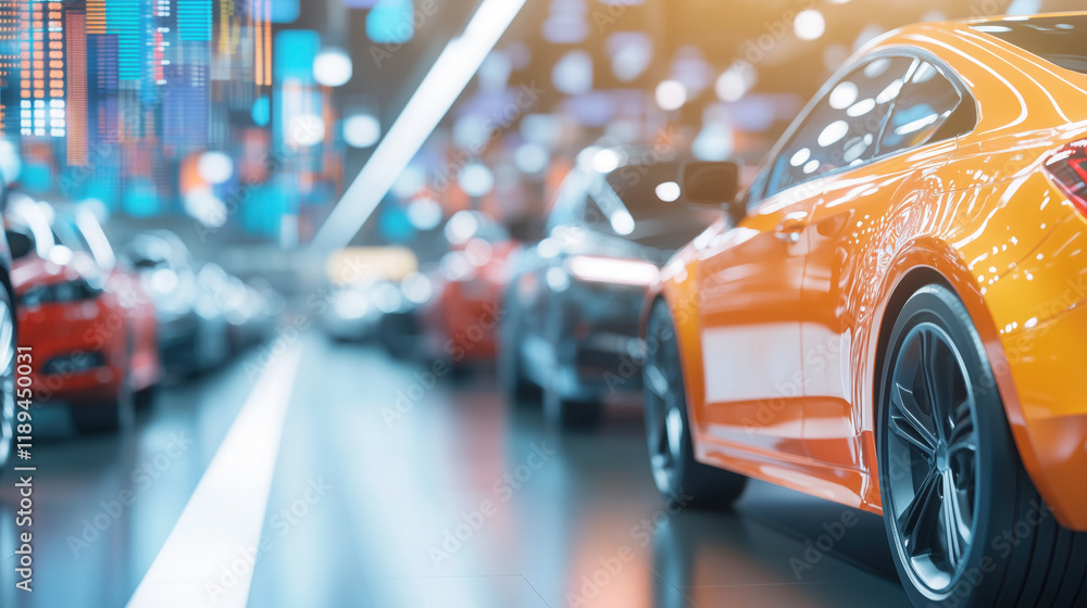 Automotive Manufacturers in a Business Meeting Discussing New Car Models with Market Graphs Highlighting Global Pricing Trends and Demand Automotive Manufacturers in a Business Meeting Discussing New Car Models with Market Graphs Highlighting Global Pricing Trends and Demand