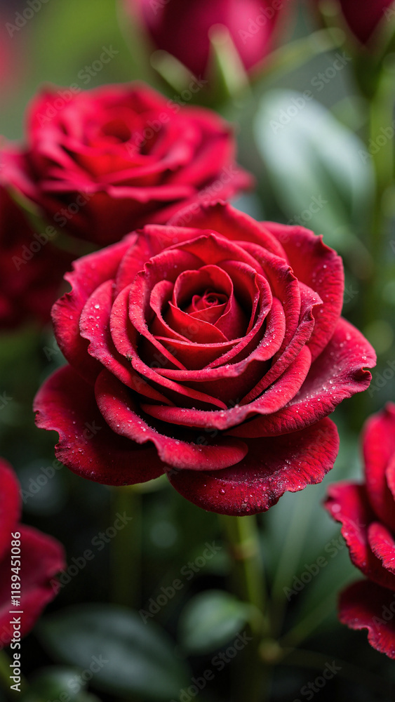 Vibrant Small Red Roses Close-Up: Perfect for Wedding Invitations, Floral Ads, and Romantic Greeting Cards Vibrant Small Red Roses Close-Up: Perfect for Wedding Invitations, Floral Ads, and Romantic Greeting Cards