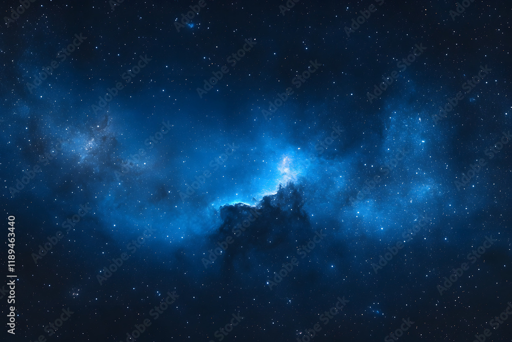 Fototapeta premium Milky Way Majesty: A Panoramic Night Sky