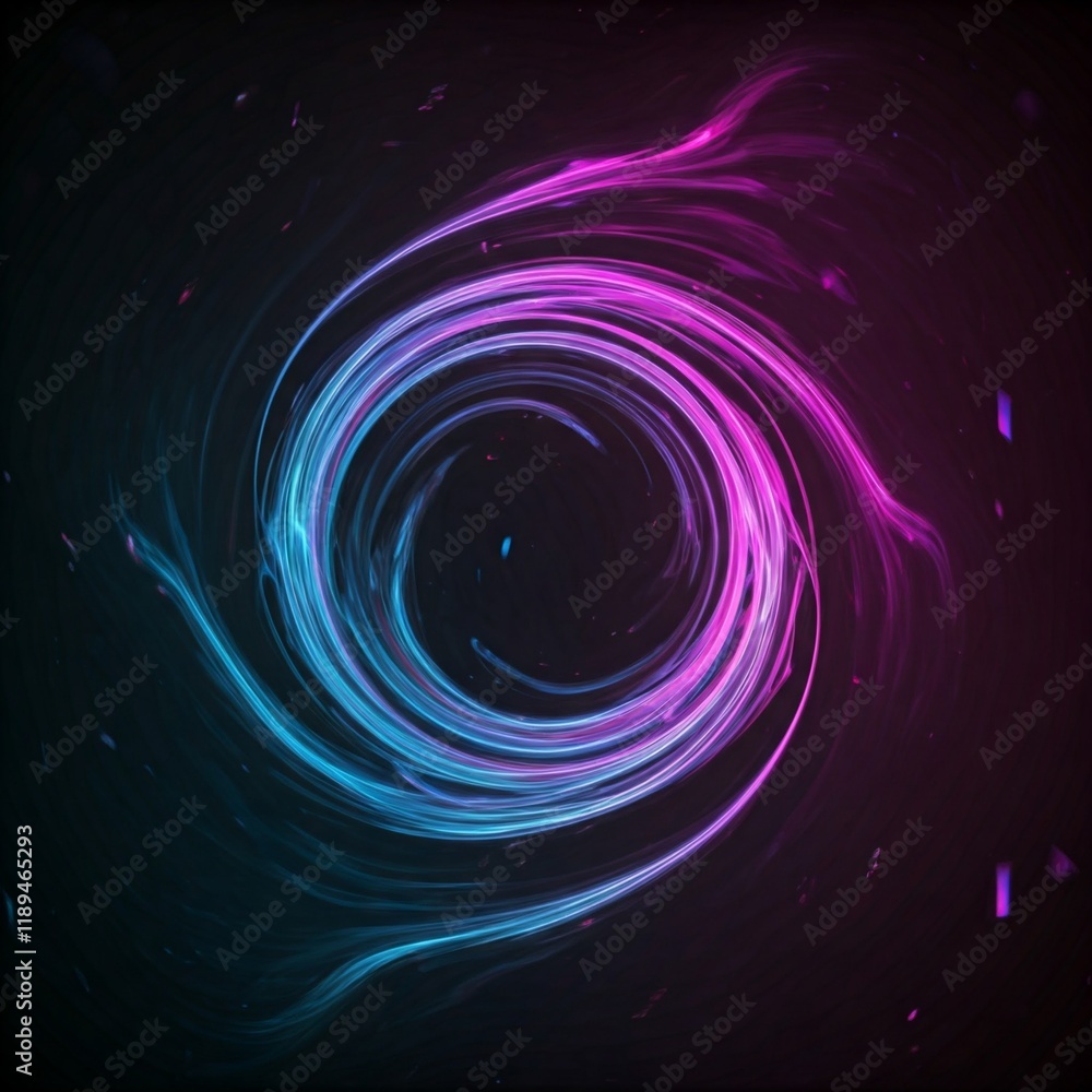 Fototapeta premium background colorful circle smoke