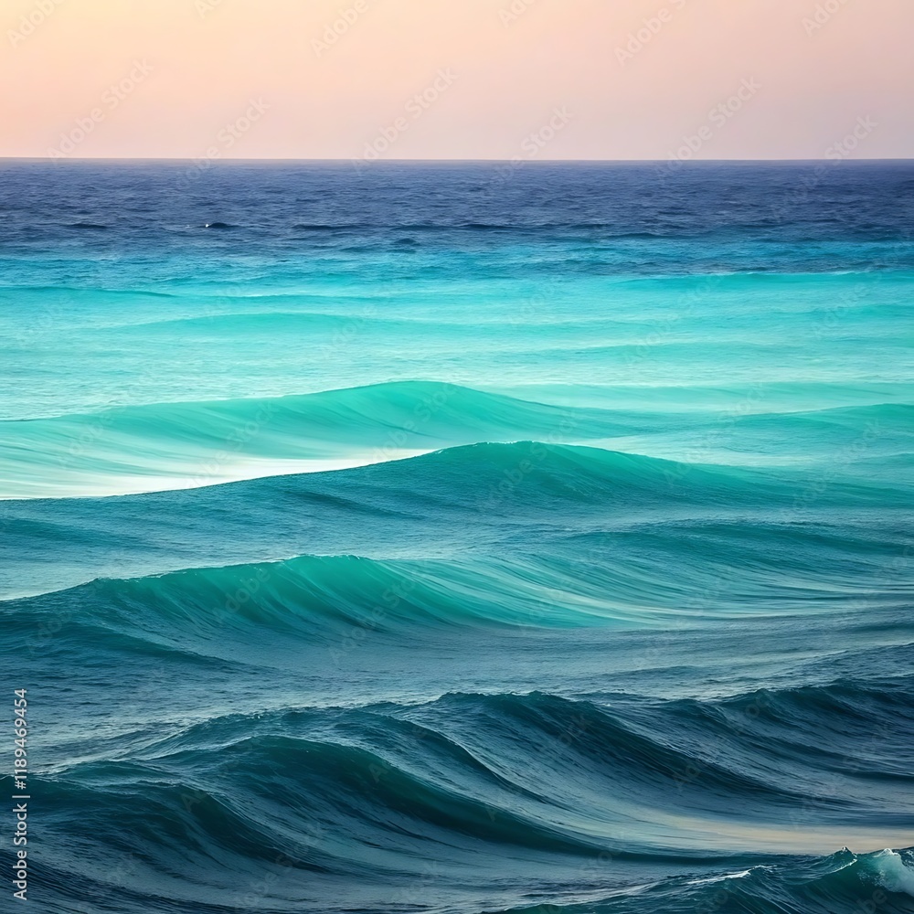 Fototapeta premium waves on the beach