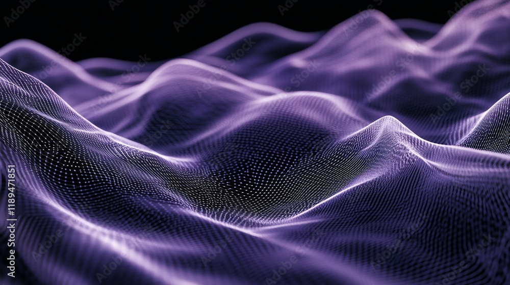 Abstract purple wave background, digital landscape. Abstract purple wave background, digital landscape.