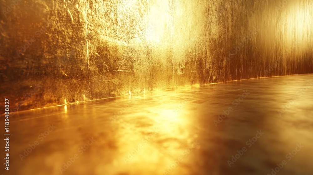 Shiny gold wall abstract background texture., Generative AI Shiny gold wall abstract background texture., Generative AI