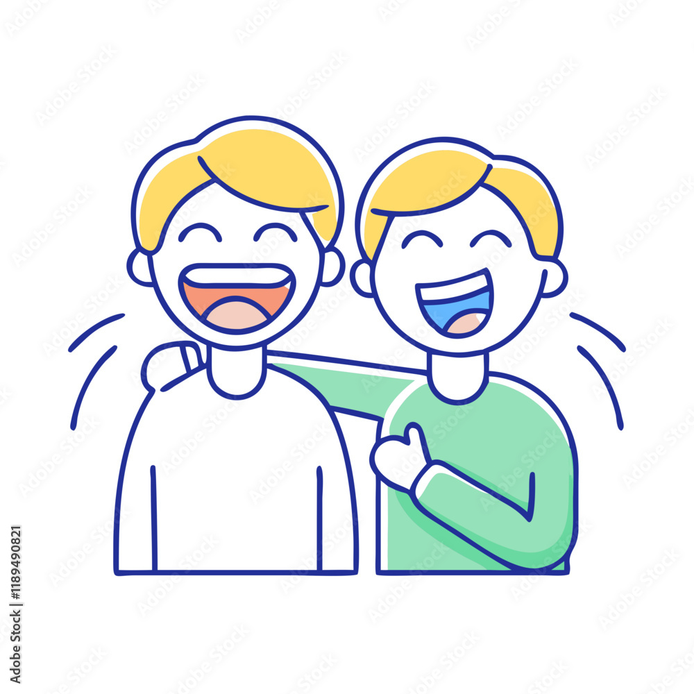 friends laughing together friends laughing together vector illustration - simple illustration of friends laughing together, perfect for logos friends laughing together friends laughing together friends laughing together vector illustration - simple illustration of friends laughing together, perfect for logos friends laughing together